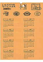 Стикер календарь
