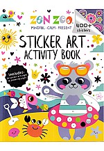 Zen Zoo: Mindful sticker art and colouring book