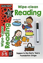 Activity: Gold stars wipe clean reading